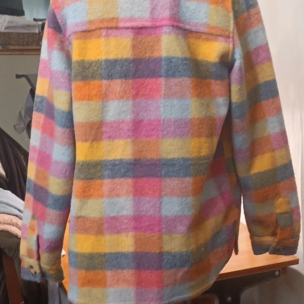 BKE Multicolor Plaid Girls Jacket